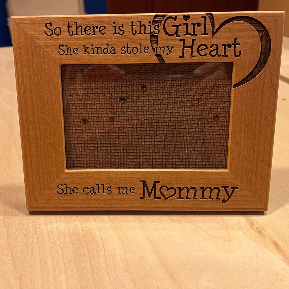Wooden Mommy Picture Frame